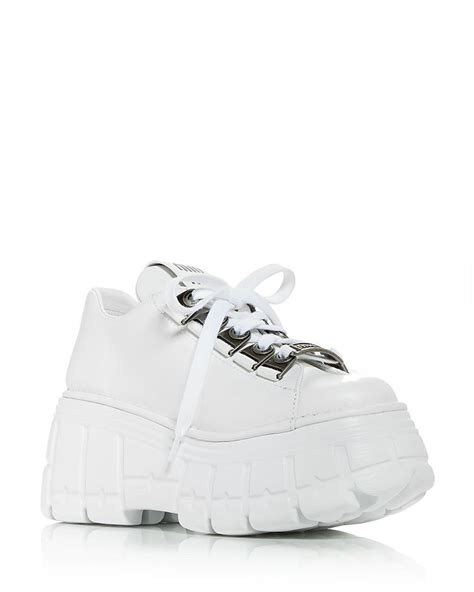 miu miu platform sneaker|miu michael shoes.